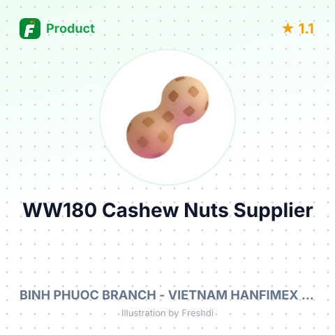 WW180 Cashew Nuts – summary card, no photo uploaded yet