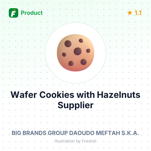 Wafer Cookies with Hazelnuts – summary card, no photo uploaded yet