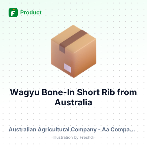 Wagyu Bone-In Short Rib – summary card, no photo uploaded yet