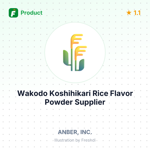 Wakodo Koshihikari Rice Flavor Powder – summary card, no photo uploaded yet