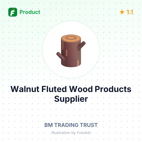 Walnut Fluted Wood Products – summary card, no photo uploaded yet