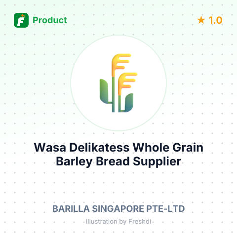 Wasa Delikatess Whole Grain Barley Bread – summary card, no photo uploaded yet