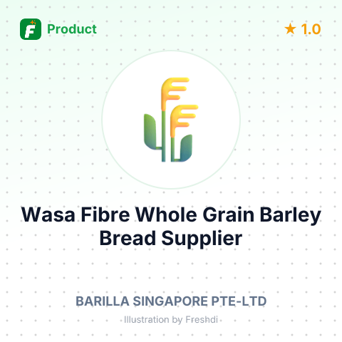 Wasa Fibre Whole Grain Barley Bread – summary card, no photo uploaded yet
