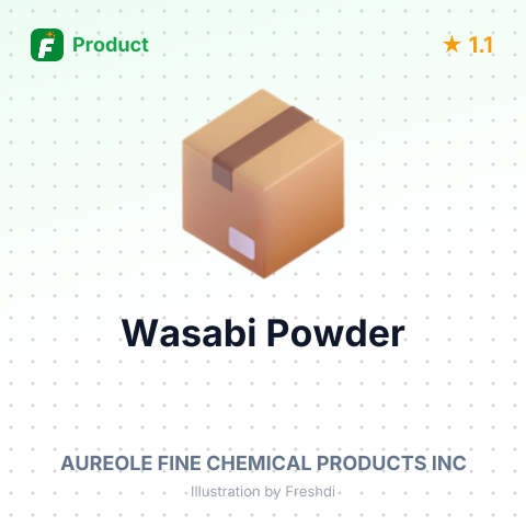Wasabi Powder – summary card, no photo uploaded yet