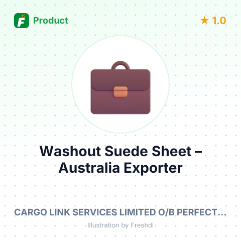 Washout Suede Sheet – summary card, no photo uploaded yet