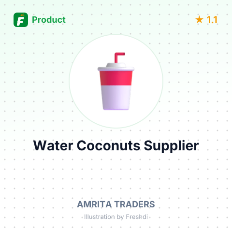 Water Coconuts – summary card, no photo uploaded yet
