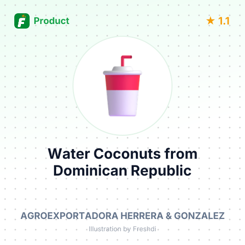 Water Coconuts – summary card, no photo uploaded yet
