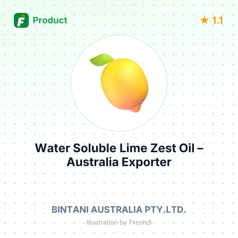 Water Soluble Lime Zest Oil – summary card, no photo uploaded yet