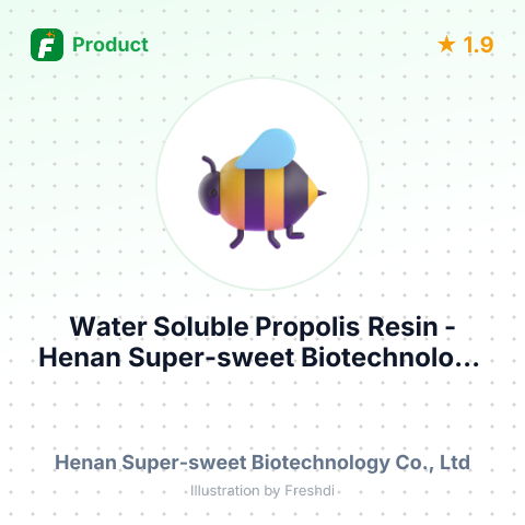 Water Soluble Propolis Resin – summary card, no photo uploaded yet