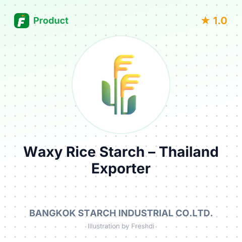 Waxy Rice Starch – summary card, no photo uploaded yet