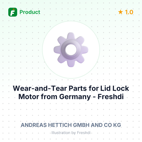 Wear-and-Tear Parts for Lid Lock Motor – summary card, no photo uploaded yet