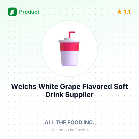 Welchs White Grape Flavored Soft Drink – summary card, no photo uploaded yet
