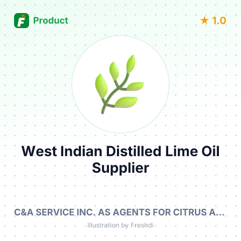 West Indian Distilled Lime Oil – summary card, no photo uploaded yet