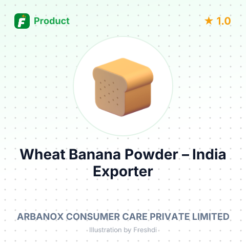 Wheat Banana Powder – summary card, no photo uploaded yet