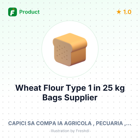 Wheat Flour Type 1 in 25 kg Bags – summary card, no photo uploaded yet