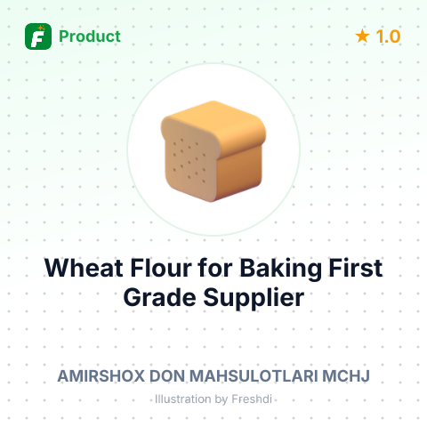 Wheat Flour for Baking, First Grade – summary card, no photo uploaded yet