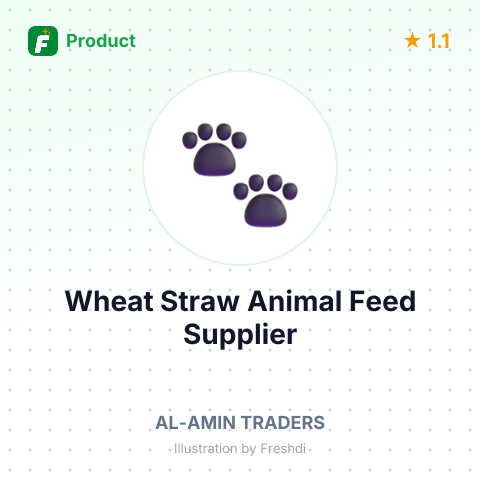 Wheat Straw Animal Feed – summary card, no photo uploaded yet