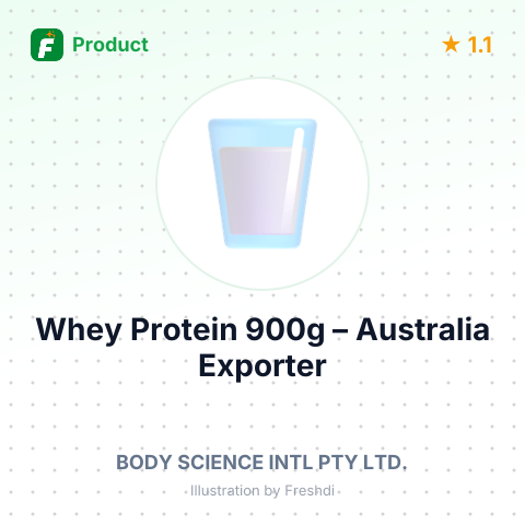 Whey Protein 900g – summary card, no photo uploaded yet