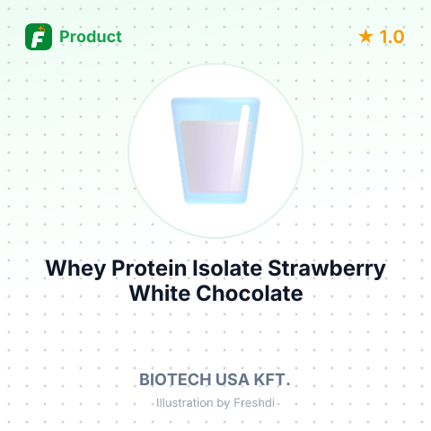 Whey Protein Isolate Strawberry White Chocolate Flavor – summary card, no photo uploaded yet