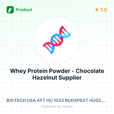 Whey Protein Powder - Chocolate Hazelnut – summary card, no photo uploaded yet
