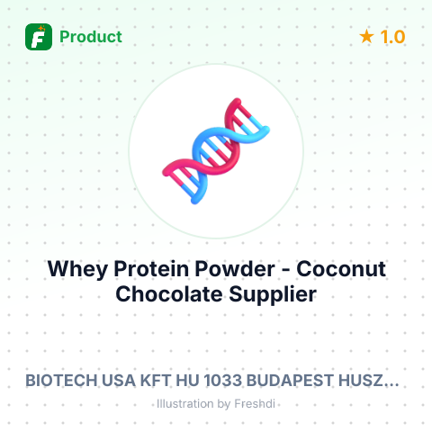 Whey Protein Powder - Coconut Chocolate – summary card, no photo uploaded yet