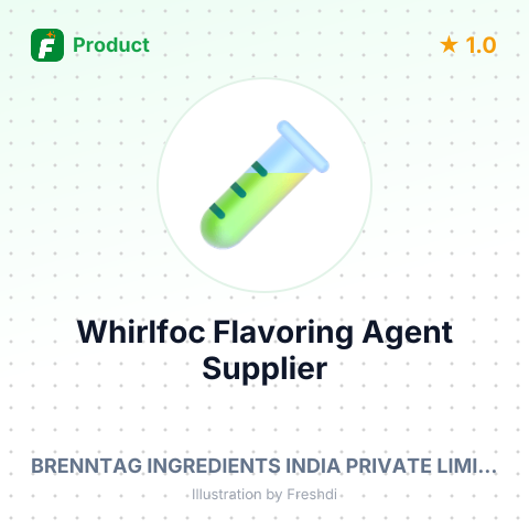 Whirlfoc Flavoring Agent – summary card, no photo uploaded yet