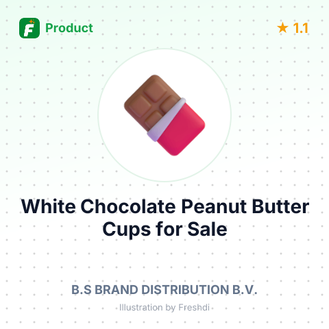 White Chocolate Peanut Butter Cups Thins – summary card, no photo uploaded yet