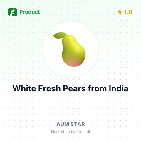 White Fresh Pears – summary card, no photo uploaded yet