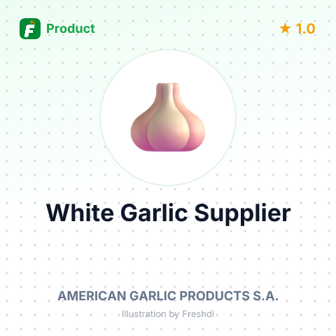 White Garlic – product summary card, no photo uploaded yet