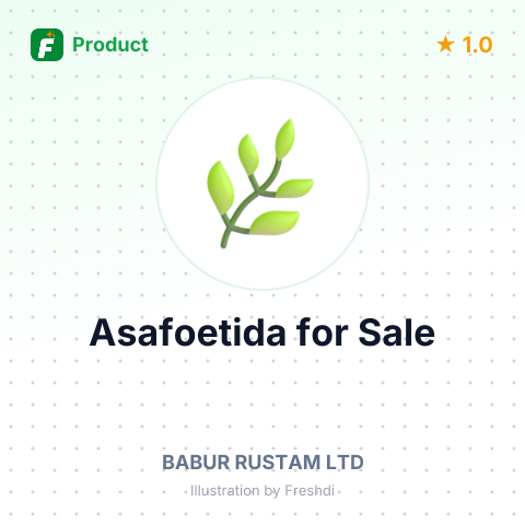 White Granulated Asafoetida – summary card, no photo uploaded yet
