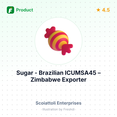 Sugar - Brazilian ICUMSA45 – summary card, no photo uploaded yet