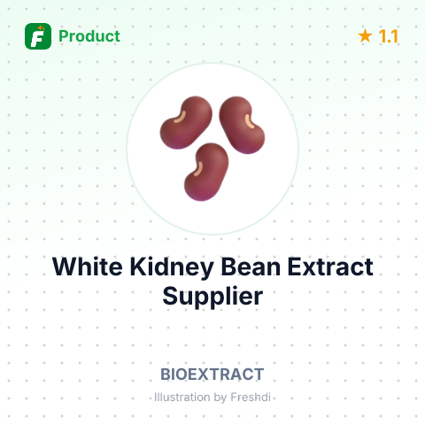 White Kidney Bean Extract – summary card, no photo uploaded yet