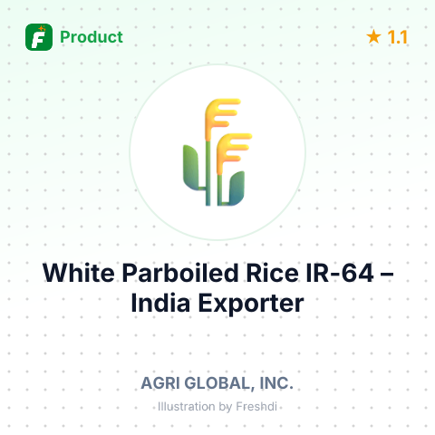 White Parboiled Rice IR-64 – summary card, no photo uploaded yet