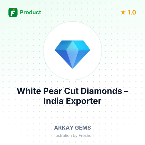 White Pear Cut Diamonds – summary card, no photo uploaded yet