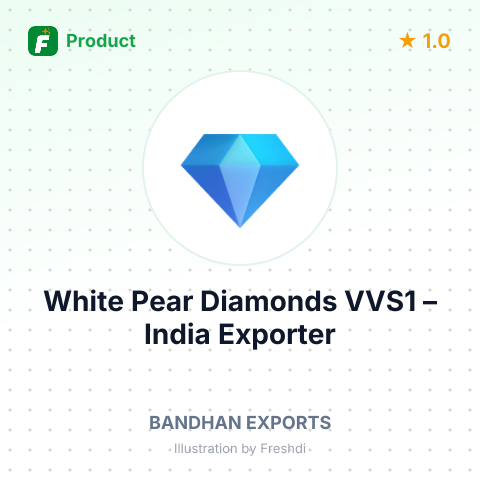 White Pear Diamonds VVS1 – summary card, no photo uploaded yet