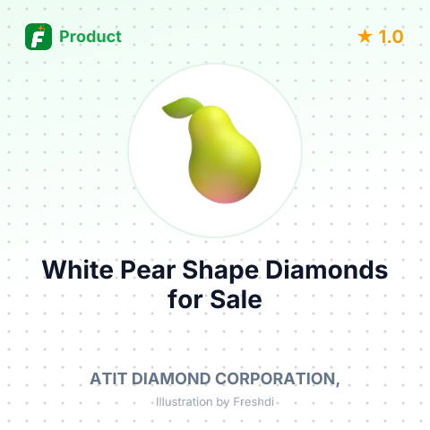 White Pear Shape Diamonds – summary card, no photo uploaded yet
