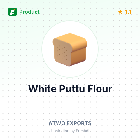 White Puttu Flour – summary card, no photo uploaded yet