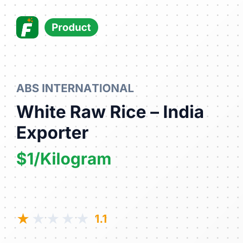 White Raw Rice – summary card, no photo uploaded yet