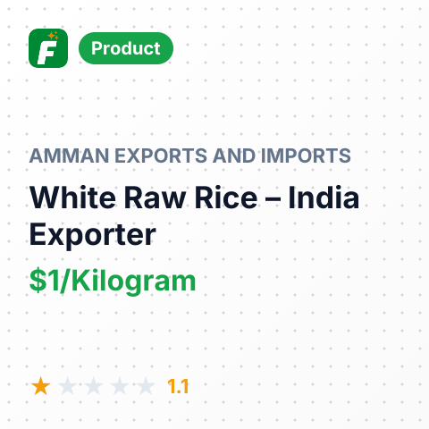White Raw Rice – summary card, no photo uploaded yet