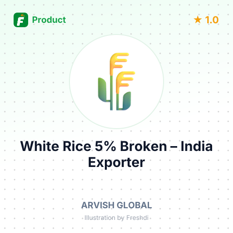 White Rice 5% Broken – summary card, no photo uploaded yet