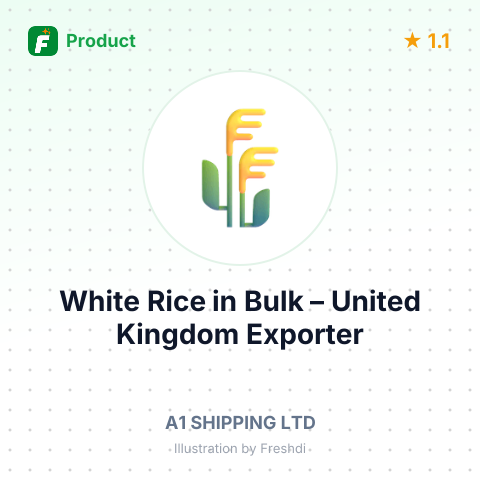 White Rice in Bulk – product summary card, no photo uploaded yet