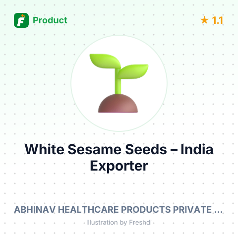 White Sesame Seeds – summary card, no photo uploaded yet