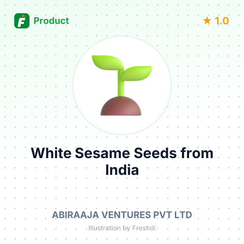 White Sesame Seeds – summary card, no photo uploaded yet