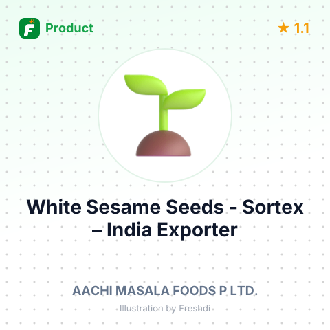 White Sesame Seeds - Sortex – summary card, no photo uploaded yet
