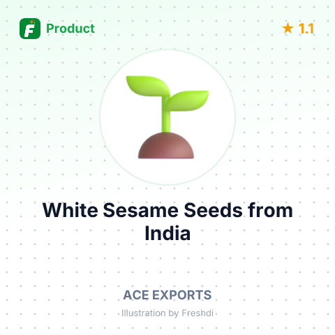 White Sesame Seeds – summary card, no photo uploaded yet