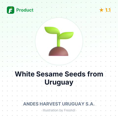 White Sesame Seeds – summary card, no photo uploaded yet