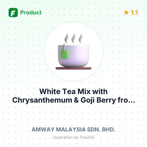 White Tea Mix with Chrysanthemum & Goji Berry – summary card, no photo uploaded yet