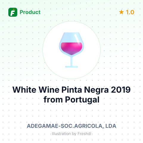 White Wine Pinta Negra 2019 – summary card, no photo uploaded yet