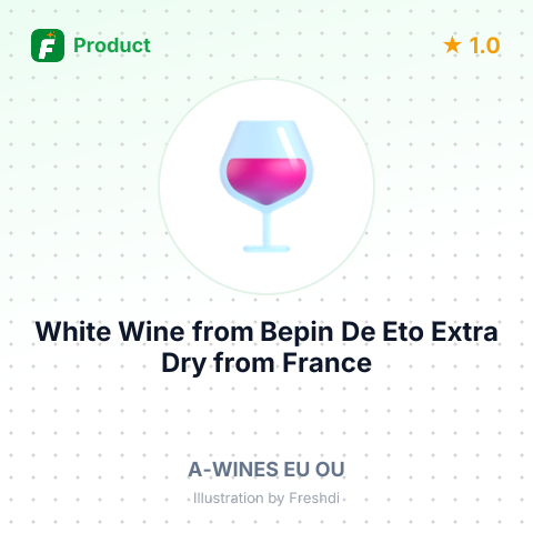 White Wine from Bepin De Eto Extra Dry – summary card, no photo uploaded yet