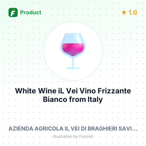 White Wine iL Vei Vino Frizzante Bianco – summary card, no photo uploaded yet